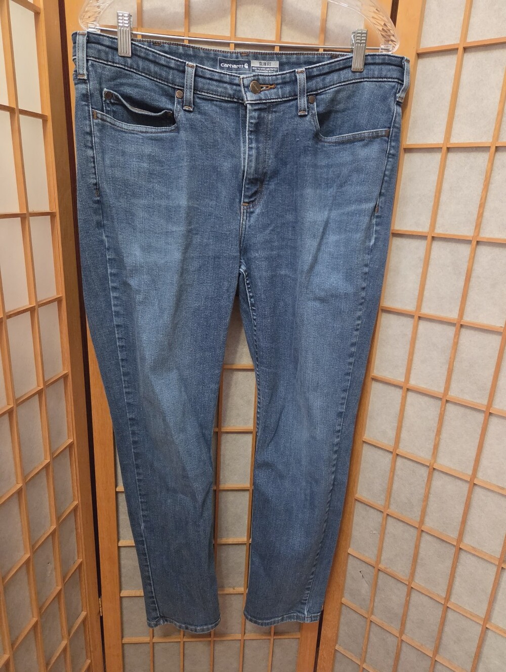 Carhartt Women's Slim Fit Medium Wash Jeans Size 16